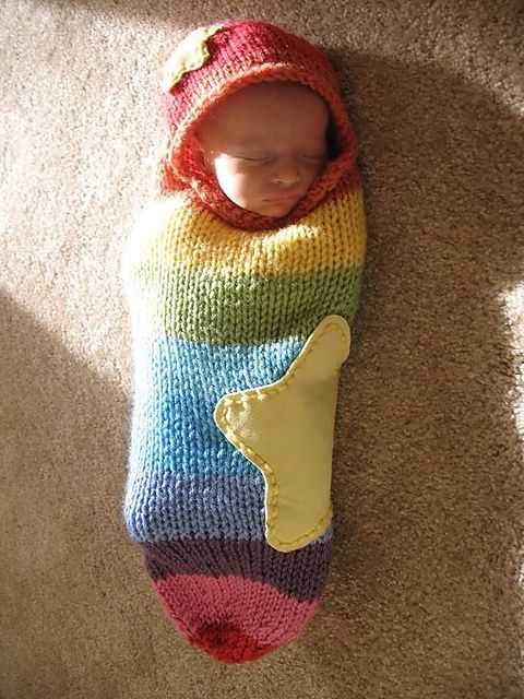 Rainbow Baby Cocoon