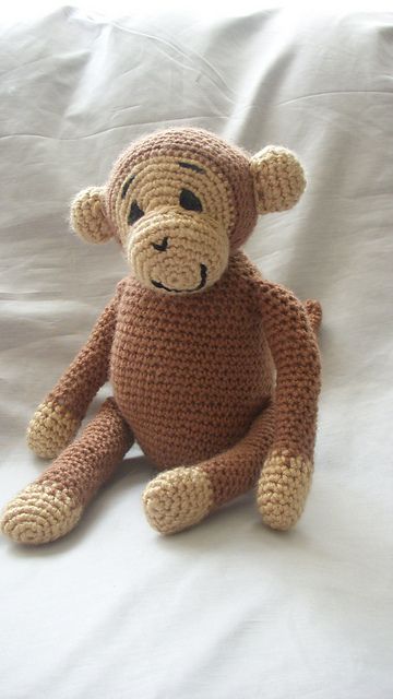 Ravelry: Crocheted Monkey