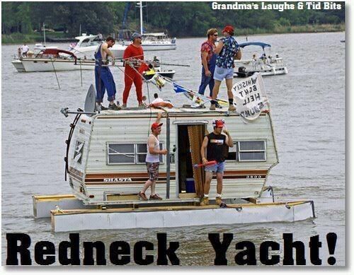 Redneck yacht club.