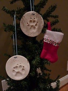 Salt dough ornament for my dog! Aw!