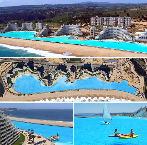 San Alfonso Del Mar in Chile is the home of the World's Largest Pool