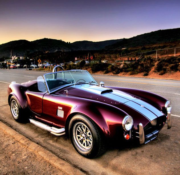 "Shelby Cobra. One of the very few American muscle cars that I would love t