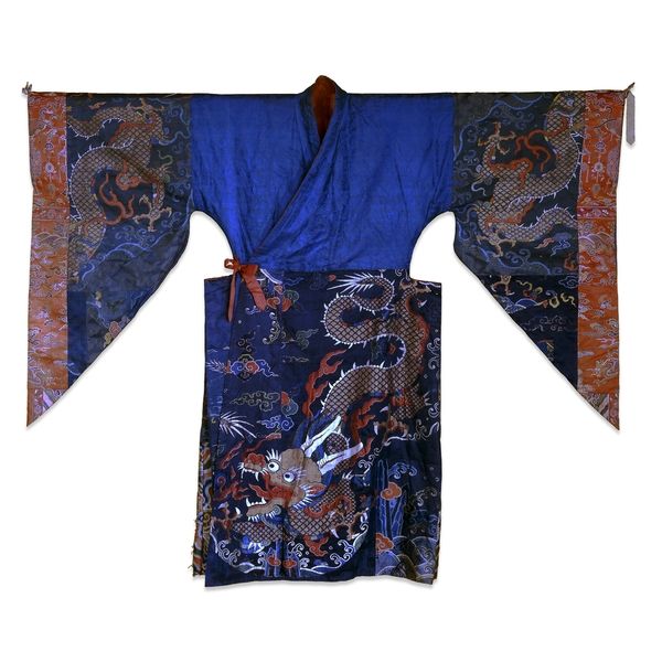 Silk Dancing Dress. From Tibet, late 19th – early 20th century AD.   On th