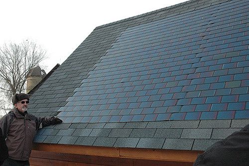 Solar shingles –  They blend right in with your traditional shingles and don&#39
