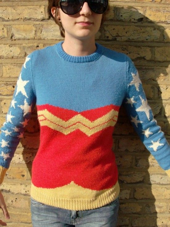 Something for the Ladies on a Friday Night | Wonder Woman Sweater