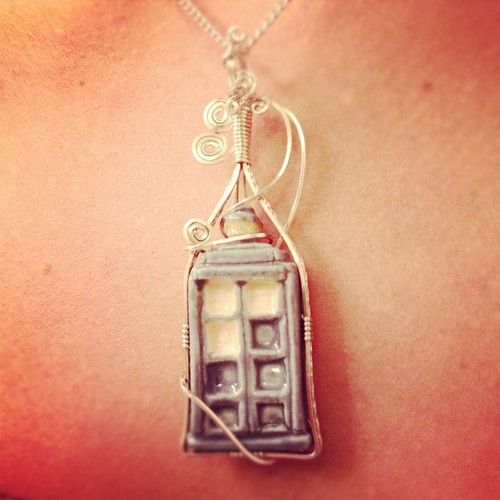 TARDIS necklace