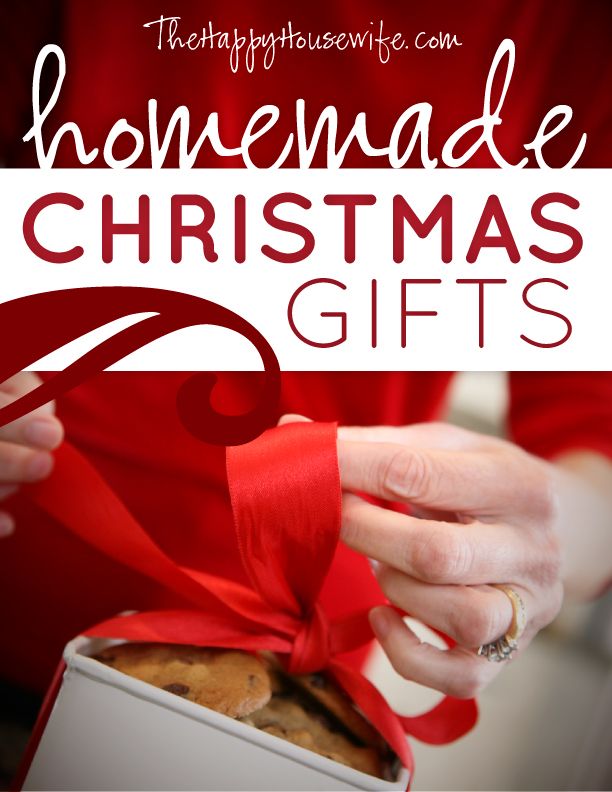 TONS of homemade Christmas gift tutorials! Not sure I will ever pull off any of