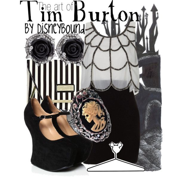 "The Art of Tim Burton" by lalakay on Polyvore #disney  And.. My obses