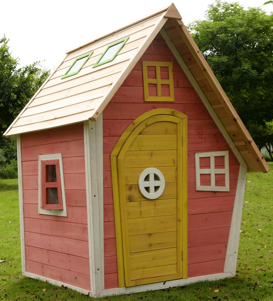 The Crooked Cottage Wooden Playhouse