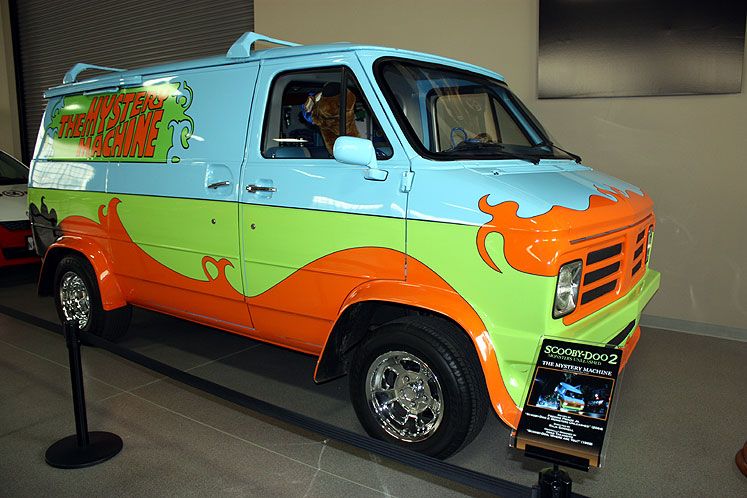 The Mystery Machine from Scooby Doo- 70's vintage Chevy van