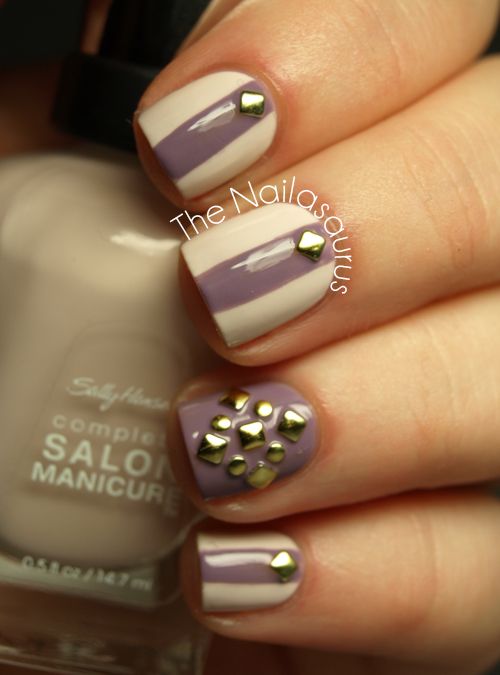 The Nailasaurus: Pretty Polish? With a Stud on Top!