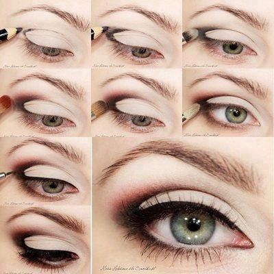 The magic triangle    #makeup #tutorial #eye #shadow #smokey #pretty #cute #desi