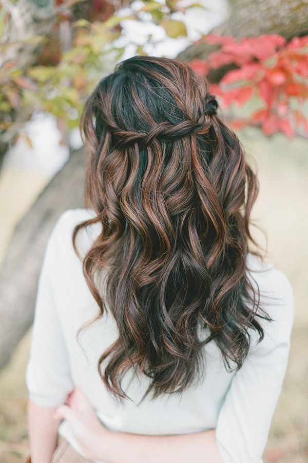 This is perfect wedding hair but I just know my fine hair wouldn't say in th