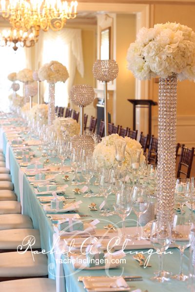 Tiffany Blue & Bling Tablescape | Floral | Toronto | Muskoka