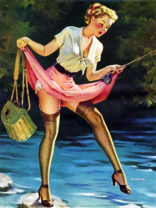 Vintage Pin Up by Arnold Armitage