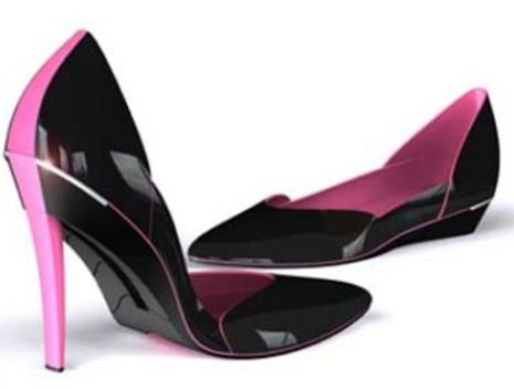 WHAT! A high-heel stiletto shoe that converts into a flat.