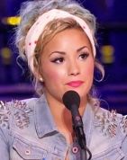 Want to copy Demi Lovato's cute, curly X Factor updo? Here's a how-to fr