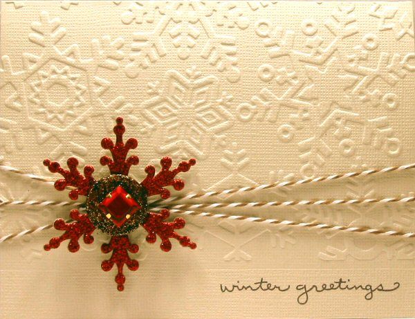 Winter Greetings by Darsie1 – Cards and Paper Crafts at Splitcoaststampers