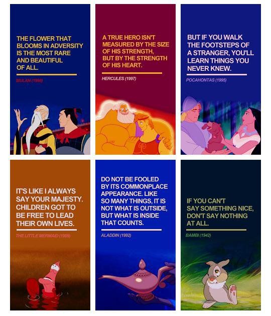 Wise words from Disney