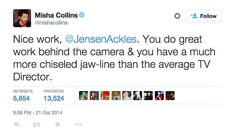 Misha Collins and Jensen Ackles