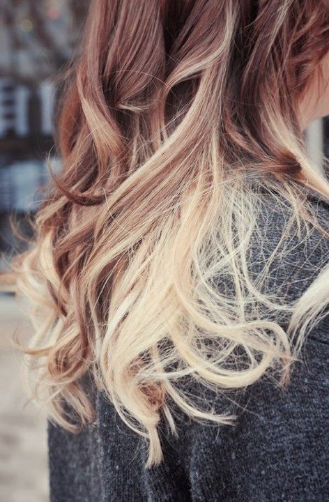 beautiful hair color. ombre.