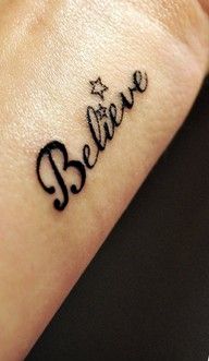 believe tattoos – Google Search