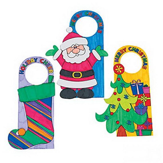 Christmas Ornament Door Hanger Ideas