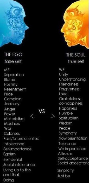 ego vs. soul