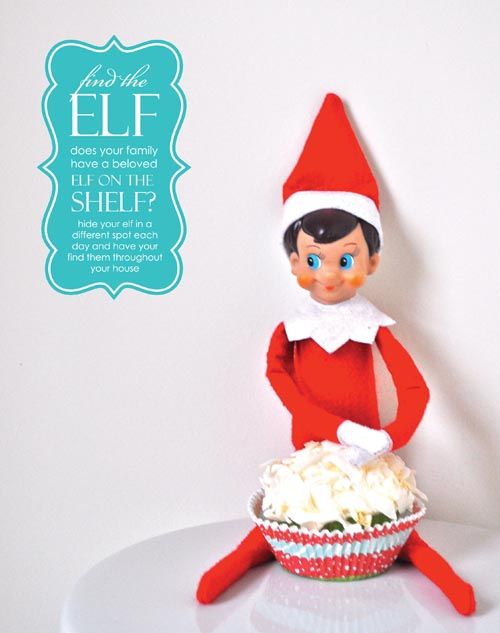 elf on a shelf idea calendar