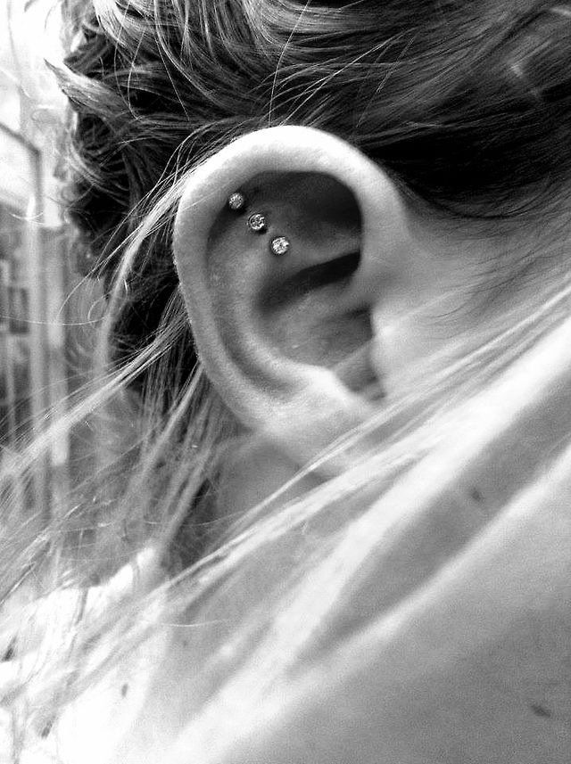 Cute and Different Ear Piercings Ideas