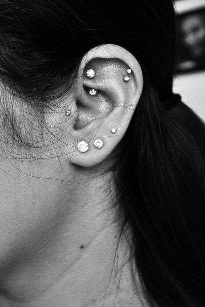 Cute and Different Ear Piercings Ideas