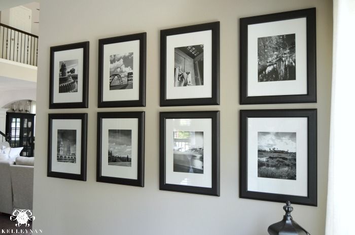 Black and White Travel Gallery Wall and Other Gallery Wall Ideas -   Gallery Wall Ideas