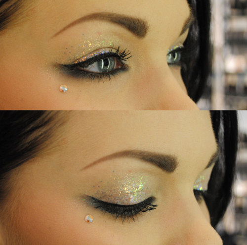 glitter eye makeup