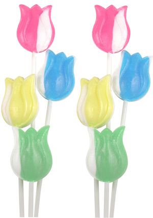 Tulip Flower Lollipop Favors -   Lollipop Party Favors, Lollipop Party Decorations, Favor Centerpieces