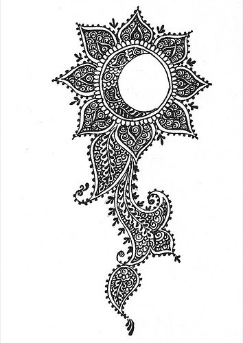 lotus sun moon tattoo
