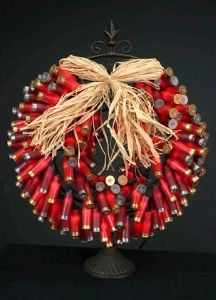 only in the south.. a shotgun shell wreath
