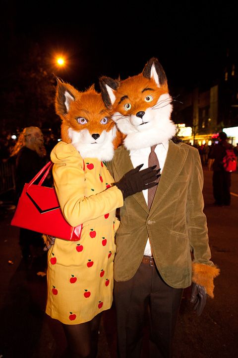 our dream costume. mr. and mrs. fox