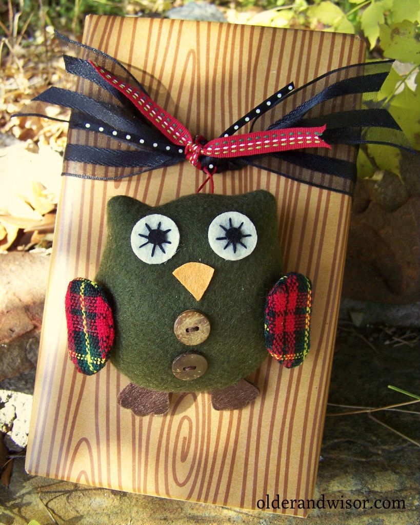 owl gift wrap