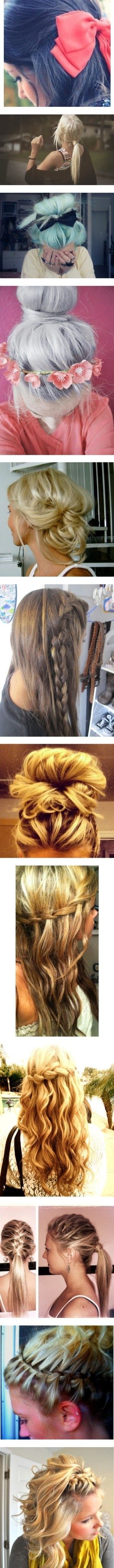 pretty and easy hairstyles – Click image to find more Hair & Beauty Pinteres