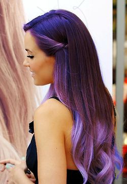 purple hair ♥