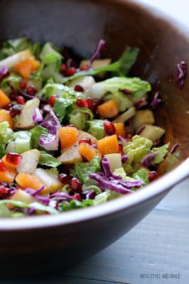 salad: chopped winter salad