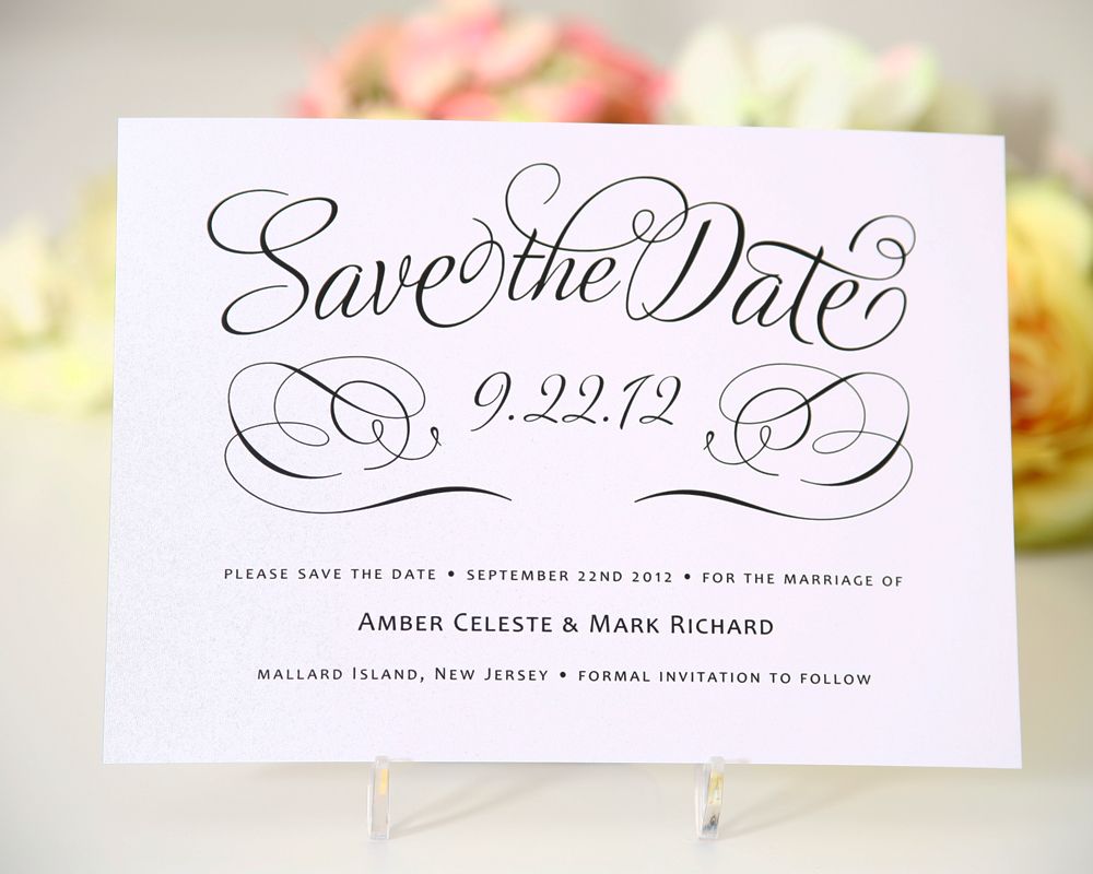 Save the date com caligrafia: delicado e chique | Planejando Meu ... -   “Save the Date” Ideas