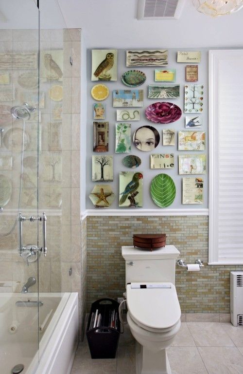 Decoupage Art -   Small and Functional Bathroom Design Ideas