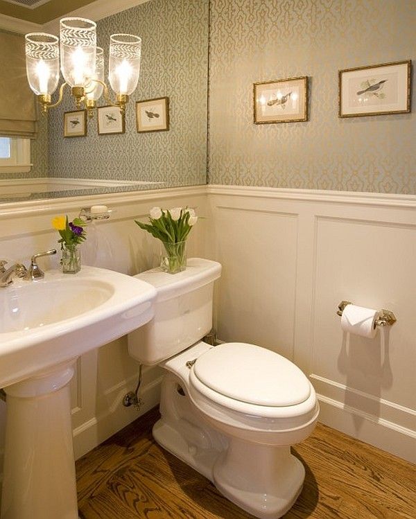 Large Mirror -   Small and Functional Bathroom Design Ideas