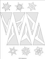 snowflake cutting patterns