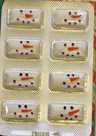 snowmen gum for stocking stuffers