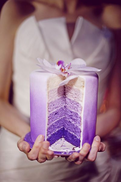 stunning purple cake.