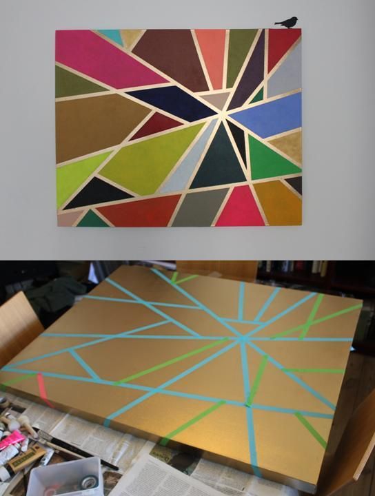 tape painting