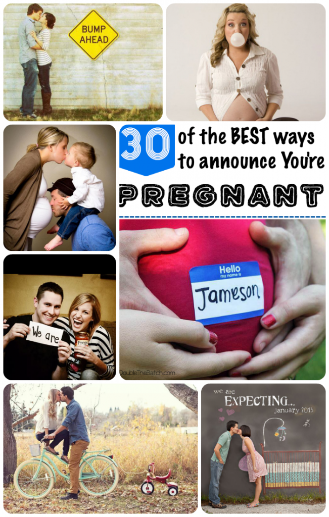 30 of the Best Ideas to Announce your Pregnancy -   Announcing Pregnancy Ideas