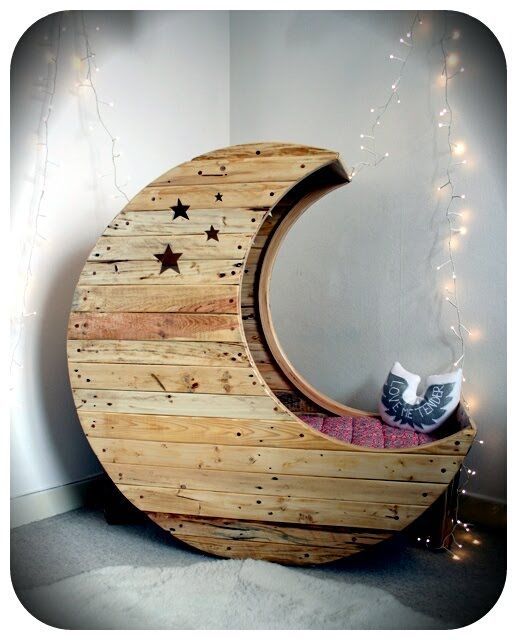 whimsy crescent moon bed